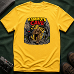 Mammoth Cave Comic Book Cryptid T-Shirt — Retro National Park Cave Adventure Tee