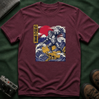 Sasquatch Wave T-Shirt — Japanese Ukiyo-e Style Bigfoot Tee