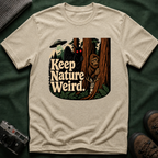 Keep Nature Weird Cryptid T-Shirt - Bigfoot, Mothman, Jackalope, UFO