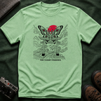 Mothman Torii T-Shirt — Japanese Ink Sun Graphic Tee