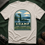 Lake Champlain Champ T-Shirt — Loch Ness-Style Monster Retro Tee