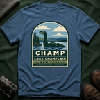 Lake Champlain Champ T-Shirt — Loch Ness-Style Monster Retro Tee