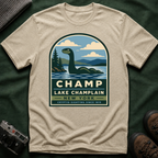 Lake Champlain Champ T-Shirt — Loch Ness-Style Monster Retro Tee