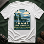Lake Champlain Champ T-Shirt — Loch Ness-Style Monster Retro Tee