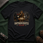 Introverts Club T-Shirt — Funny Sasquatch, Mothman & Jersey Devil Tee