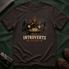 Introverts Club T-Shirt — Funny Sasquatch, Mothman & Jersey Devil Tee