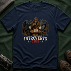 Introverts Club T-Shirt — Funny Sasquatch, Mothman & Jersey Devil Tee