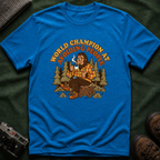 World Champion At Avoiding People T-Shirt — Funny Introvert Bigfoot Graphic Tee