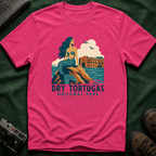 WPA Style Mermaid T-Shirt — Dry Tortugas National Park Vintage Travel Tee