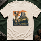 Devils Tower Jackalope T-Shirt — Retro National Monument Tee