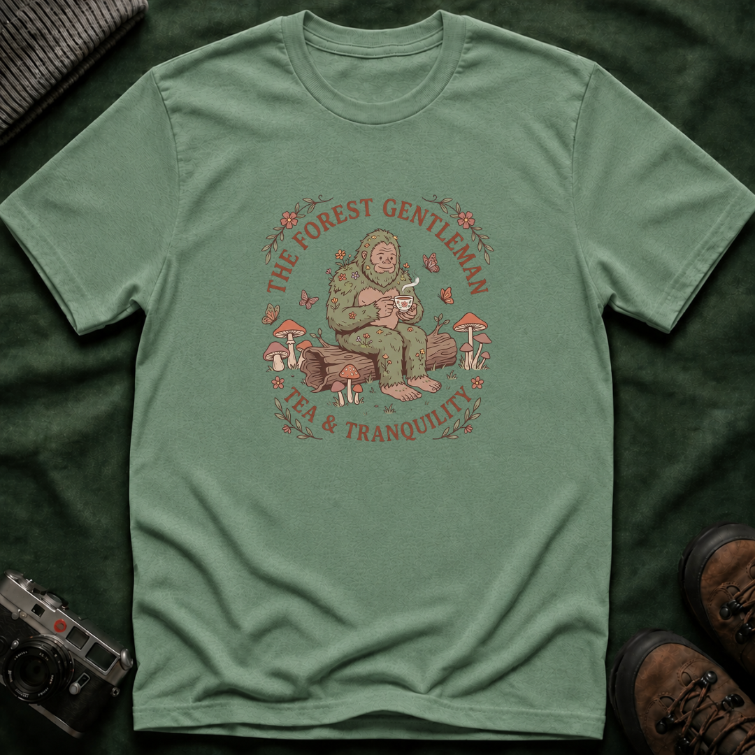 Cottagecore Bigfoot T-Shirt — The Forest Gentleman Cozy Nature Tee