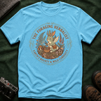 Foraging Herbalist T-Shirt — Cute Jackalope & Wildflower Nature Tee