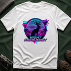 Retro Neon Jackalope T-Shirt — Paranormal Division Vaporwave Tee