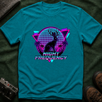 Retro Neon Jackalope T-Shirt — Paranormal Division Vaporwave Tee