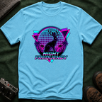 Retro Neon Jackalope T-Shirt — Paranormal Division Vaporwave Tee
