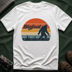 Bigfoot Retro Sunset T-Shirt - Sasquatch Vintage Graphic Tee