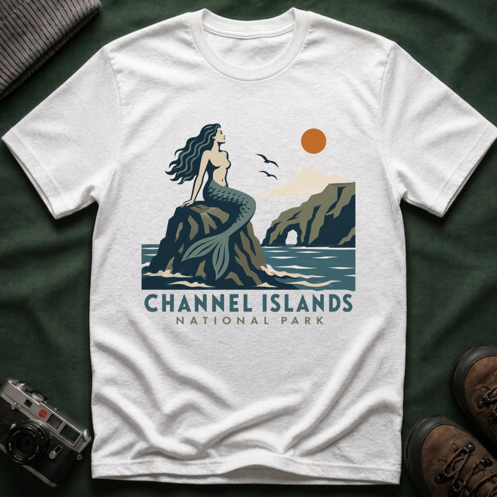 Mermaid Cliff T-Shirt — Channel Islands National Park Sunset Tee