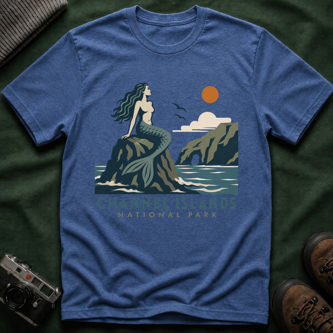 Mermaid Cliff T-Shirt — Channel Islands National Park Sunset Tee