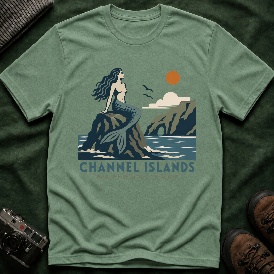 Mermaid Cliff T-Shirt — Channel Islands National Park Sunset Tee