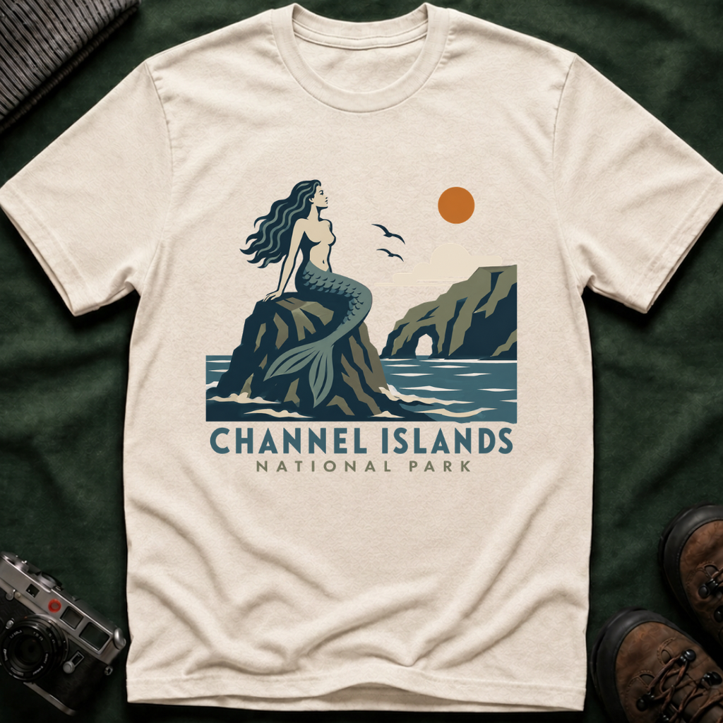 Mermaid Cliff T-Shirt — Channel Islands National Park Sunset Tee