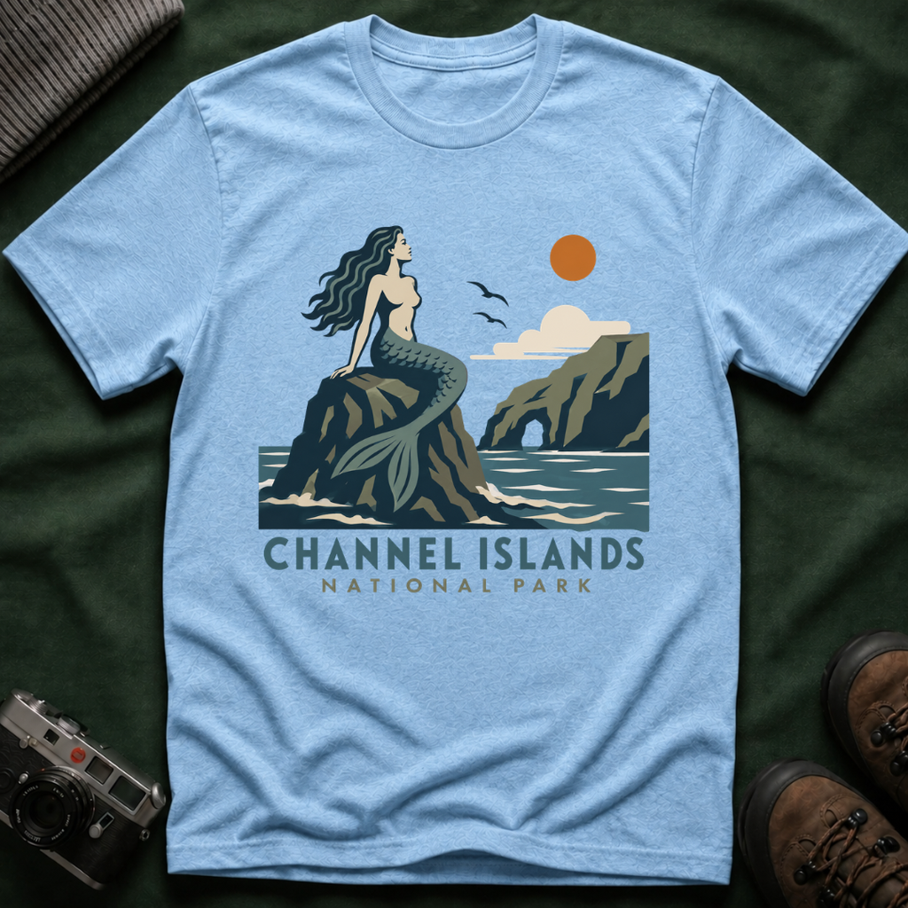 Mermaid Cliff T-Shirt — Channel Islands National Park Sunset Tee