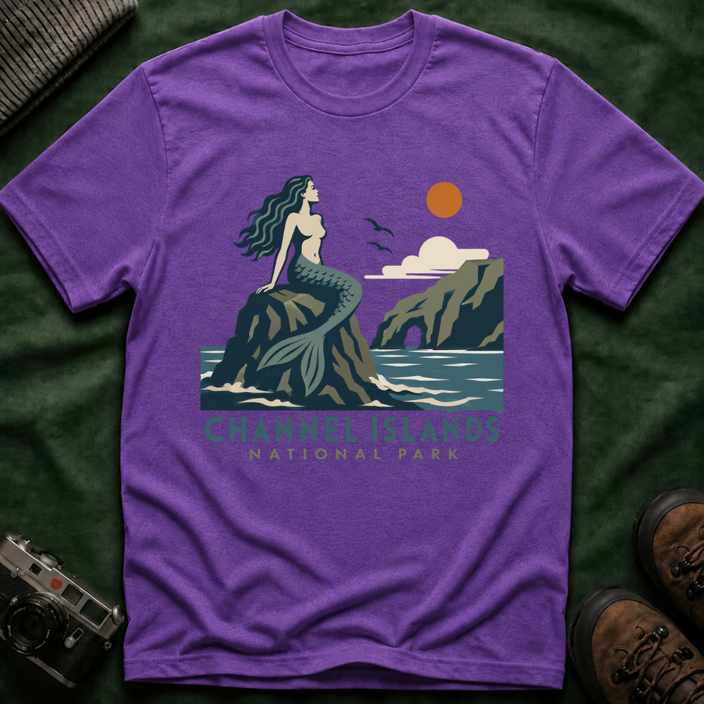 Mermaid Cliff T-Shirt — Channel Islands National Park Sunset Tee