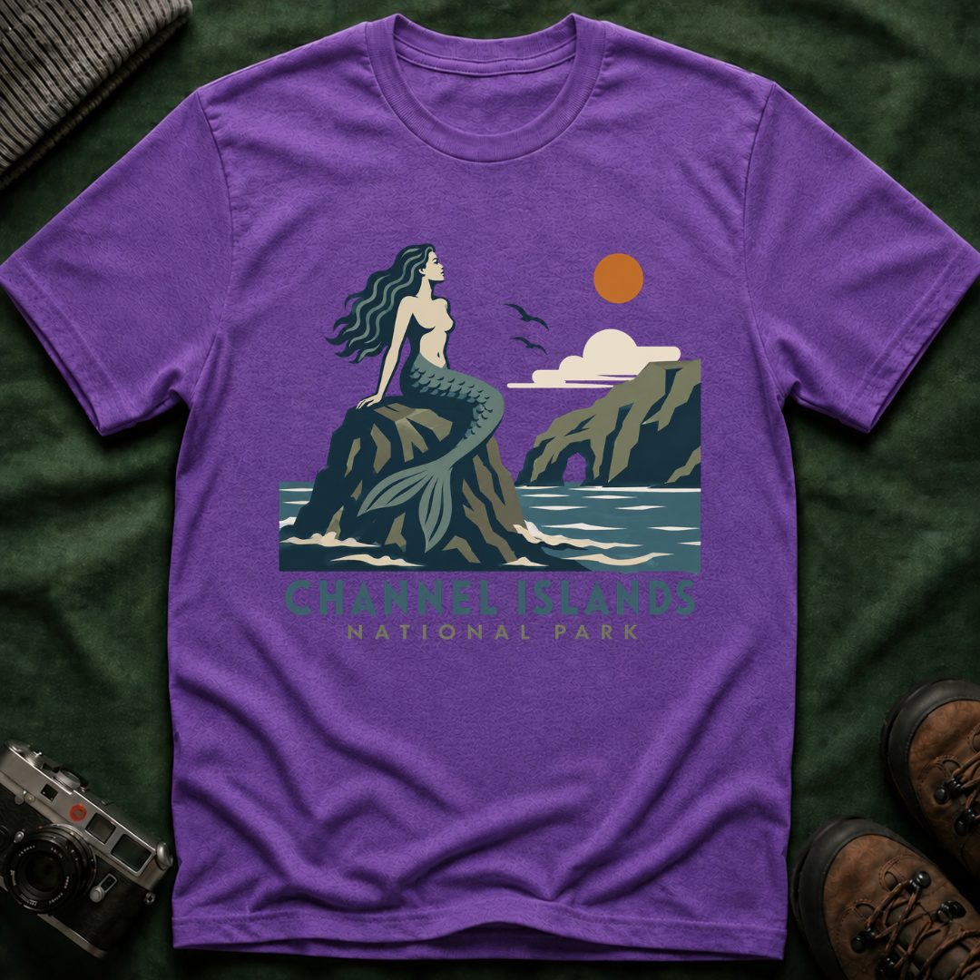 Mermaid Cliff T-Shirt — Channel Islands National Park Sunset Tee