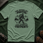 “Take Nothing But Photos, Leave Nothing But Footprints” Bigfoot Adventure Tee