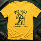 Bigfoot Hiking Club T-Shirt — Vintage Sasquatch Backpacking Tee