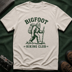 Bigfoot Hiking Club T-Shirt — Vintage Sasquatch Backpacking Tee