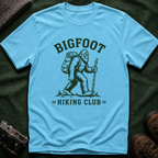 Bigfoot Hiking Club T-Shirt — Vintage Sasquatch Backpacking Tee