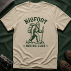 Bigfoot Hiking Club T-Shirt — Vintage Sasquatch Backpacking Tee