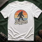 Bigfoot Retro Sunset T-Shirt — Vintage Sasquatch Graphic Tee
