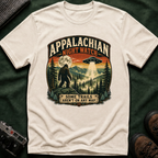 Appalachian Night Watch T-Shirt — Sasquatch UFO Retro Outdoor Tee