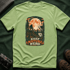 Keep Nature Weird T-Shirt — Bigfoot Forest Moon Graphic Tee
