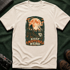Keep Nature Weird T-Shirt — Bigfoot Forest Moon Graphic Tee