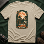 Keep Nature Weird T-Shirt — Bigfoot Forest Moon Graphic Tee