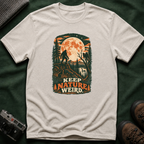 Keep Nature Weird T-Shirt — Bigfoot Forest Moon Graphic Tee
