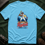 Bigfoot Baseball T-Shirt — Retro Sasquatch Player Graphic Tee