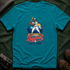Bigfoot Baseball T-Shirt — Retro Sasquatch Player Graphic Tee