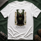 High Priestess Mothman Tarot T-Shirt — 'Known' vs 'Unknown' Mystical Graphic Tee