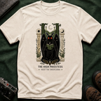 High Priestess Mothman Tarot T-Shirt — 'Known' vs 'Unknown' Mystical Graphic Tee