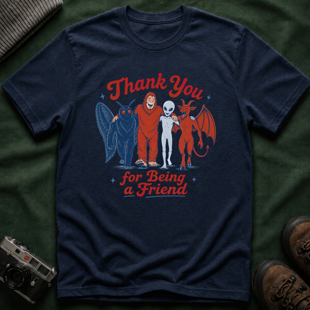 Thank You for Being a Friend T-Shirt — Cute Monster Friends Graphic Tee
