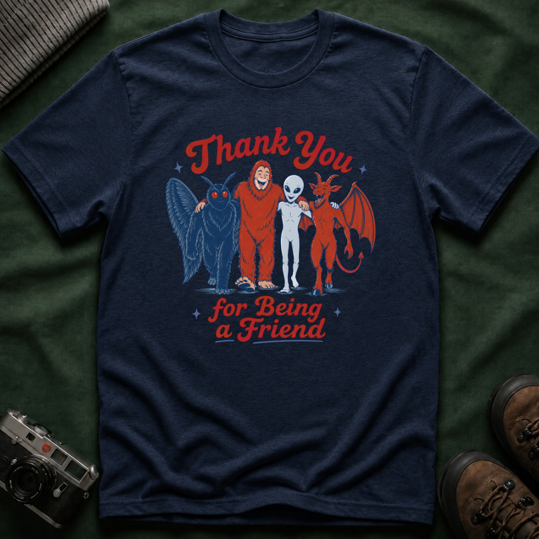 Thank You for Being a Friend T-Shirt — Cute Monster Friends Graphic Tee