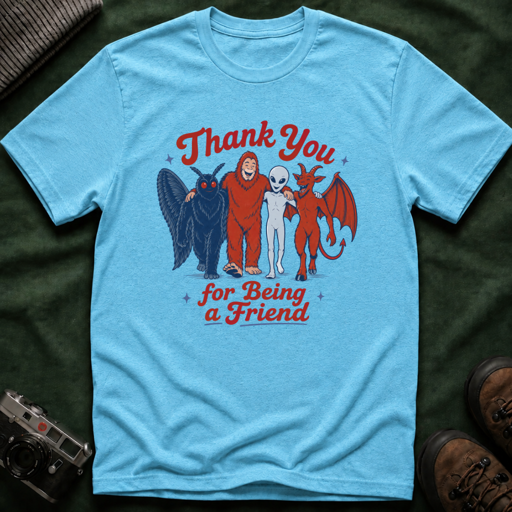 Thank You for Being a Friend T-Shirt — Cute Monster Friends Graphic Tee