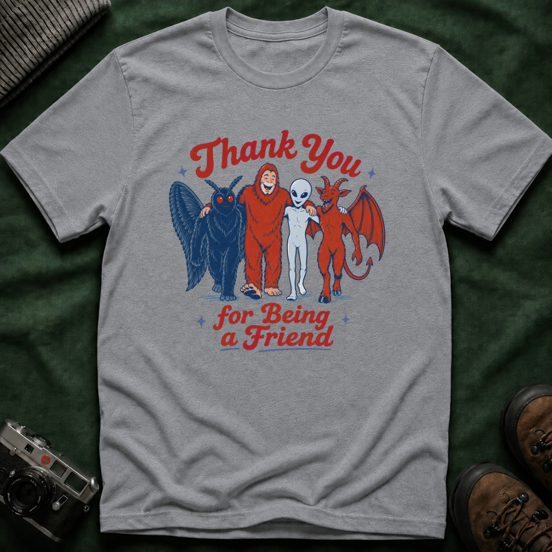 Thank You for Being a Friend T-Shirt — Cute Monster Friends Graphic Tee