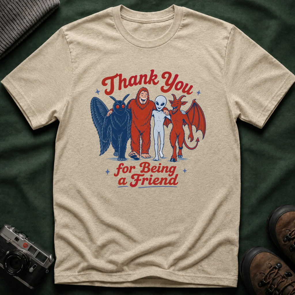 Thank You for Being a Friend T-Shirt — Cute Monster Friends Graphic Tee