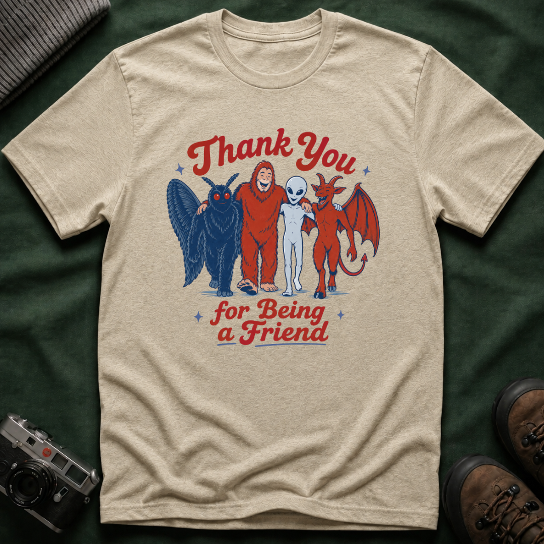 Thank You for Being a Friend T-Shirt — Cute Monster Friends Graphic Tee