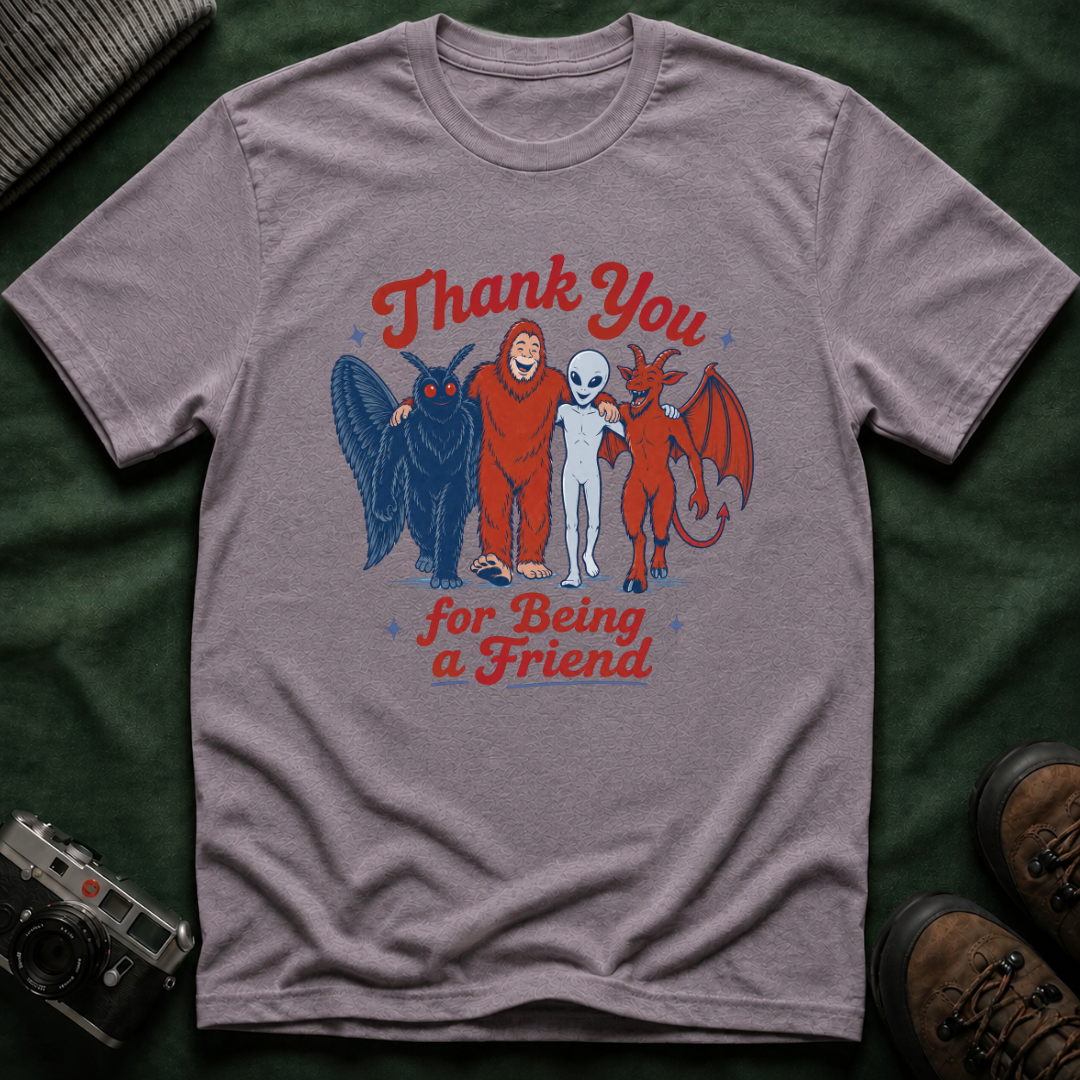 Thank You for Being a Friend T-Shirt — Cute Monster Friends Graphic Tee