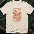 The Wanderer T‑Shirt — Vintage Jackalope Explorer Graphic Tee